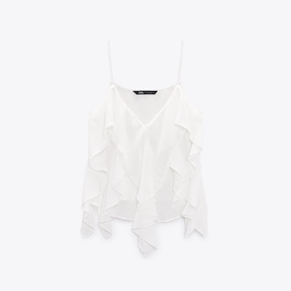 ZARA Ruffled Top - Picture 3 of 6
